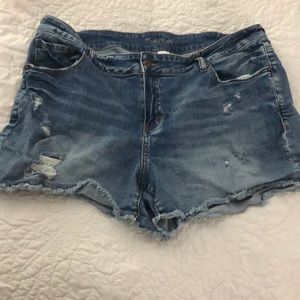 Denim shorts
